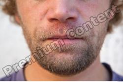 Mouth Man Casual Average Bearded Street photo references